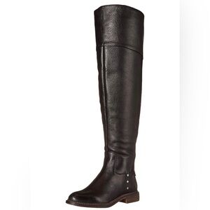 Franco Sarto over the knee leather boots Haleen 8.5 Wide Calf New No Box EUR 39